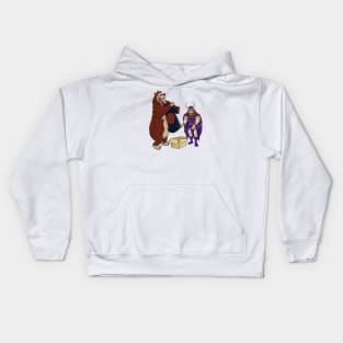 Minnesota Vikings Fans - Kings of the North vs Target Practice Cubbies Kids Hoodie